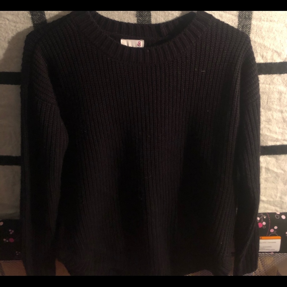 Black sweater